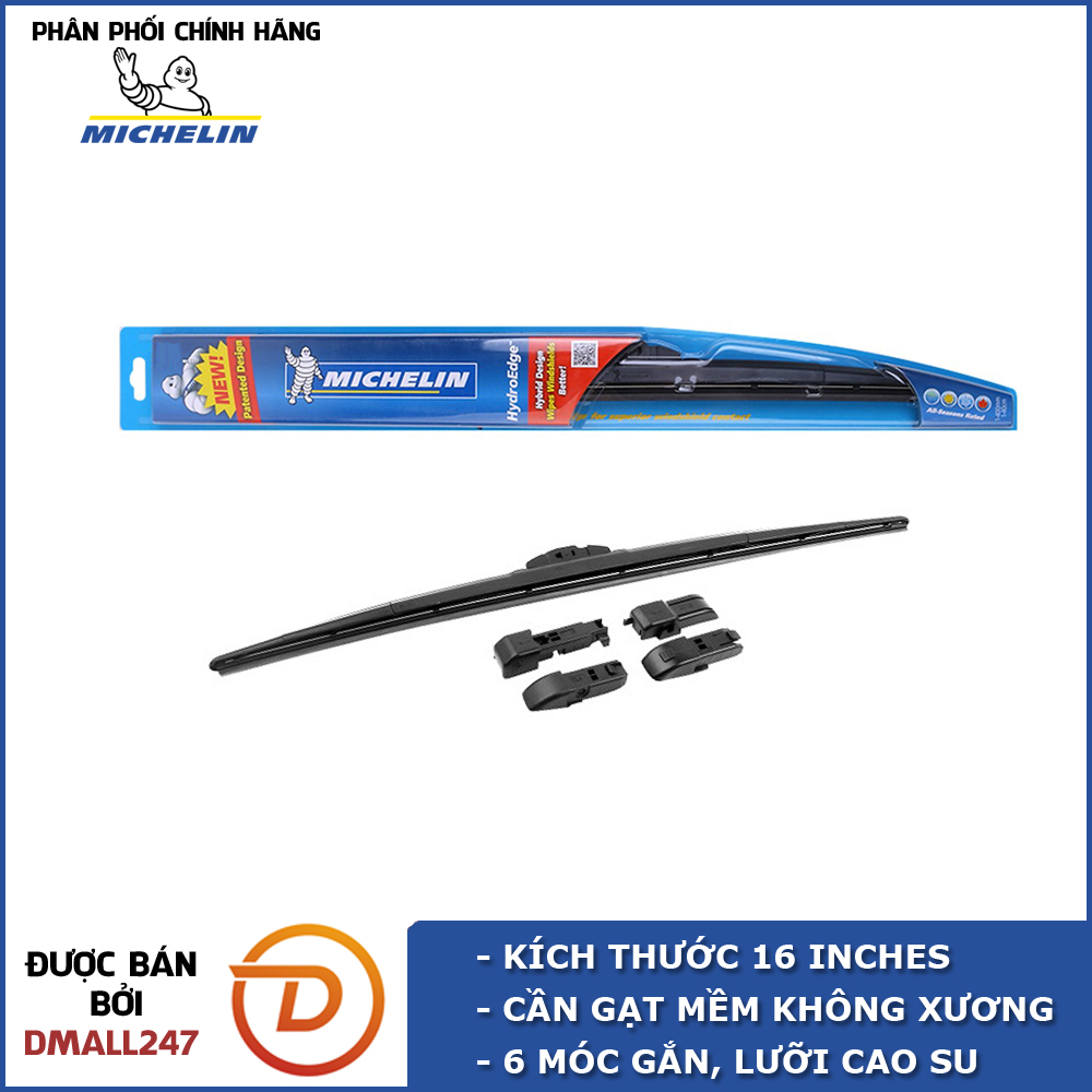 Cần gạt mưa mềm cao cấp không xương Michelin 1013xx - Nhiều kích thước  - Dmall247, chăm sóc xe chuyên dụng, phụ kiện cao cấp