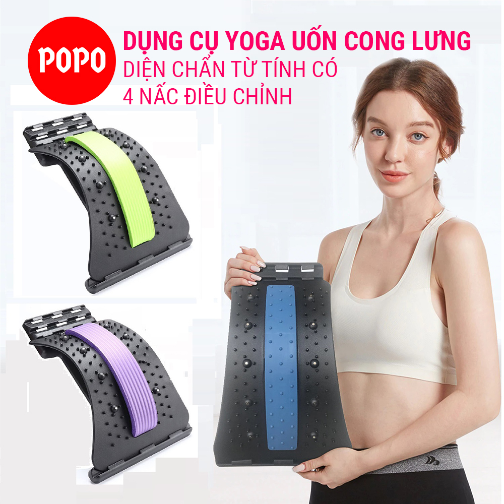 Dụng Cụ Tập Yoga đai Uốn Cong Lưng Chỉnh Cột Sống Massage Lưng Thư Giãn Giảm đau Ygw39 Tính Từ 4