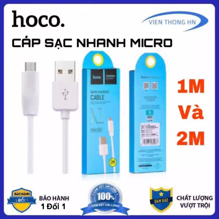 DÂY SẠC CÁP SẠC MICRO USB  ... và các máy có cổng MICRO USB HOCO X1