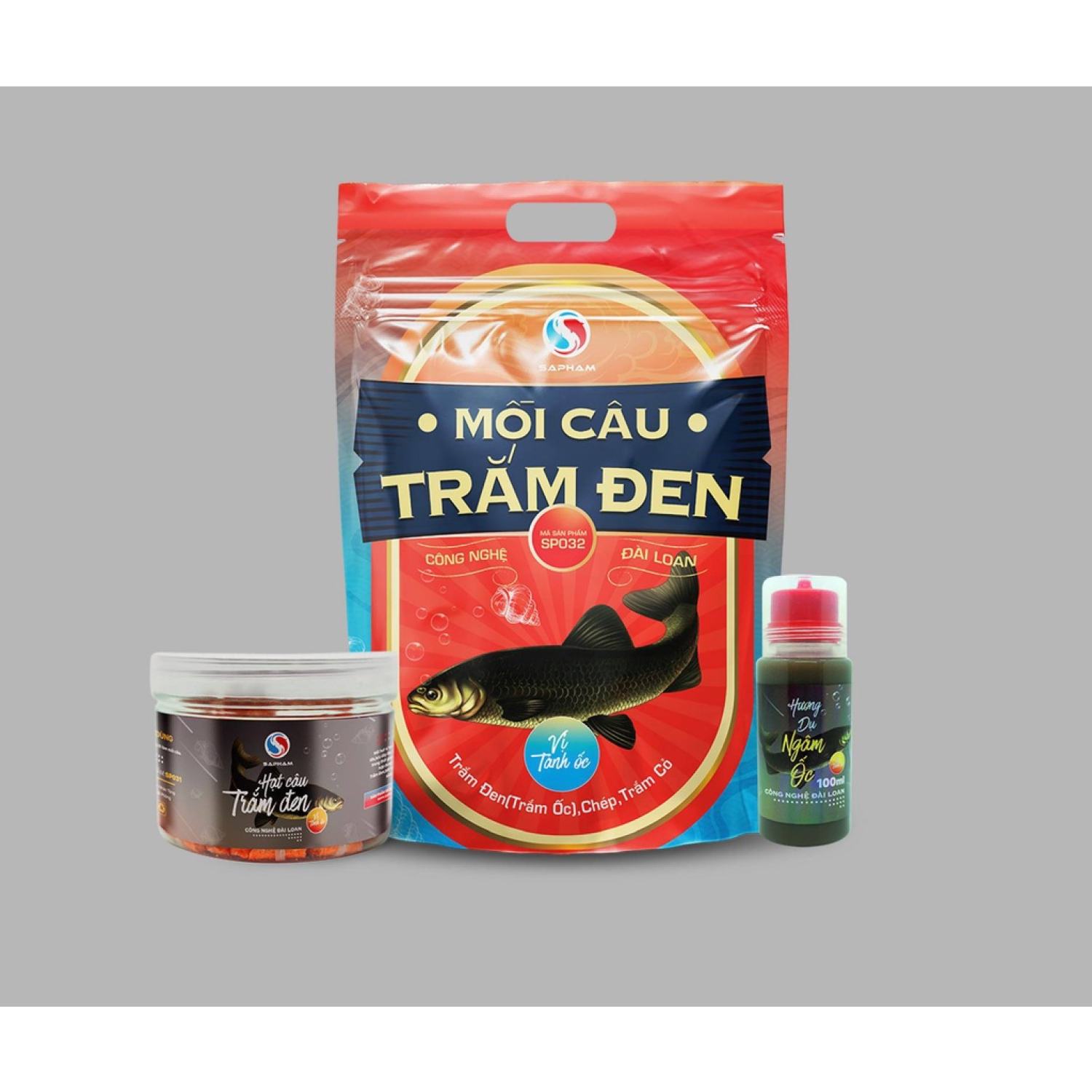 Mồi Câu Trắm Đen Sa Phạm (Hạt xả)