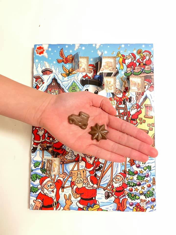 [HCM]KẸO SOCOLA ADVENTCALENDER 24 VIÊN