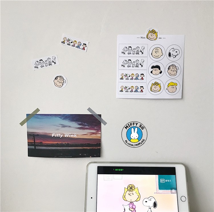 Bộ sticker SNOOPY & FRIENDS