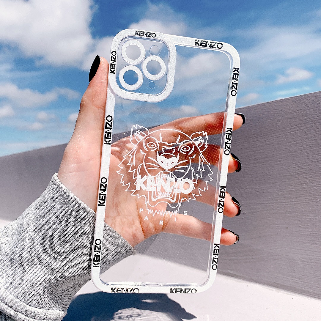 Ốp Lưng Silicon Chống Sốc Viền Nổi KENZO