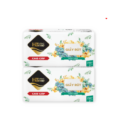 [Siêu thị WinMart] -  Khăn giấy rút 250 tờ 2 lớp WinMart Home