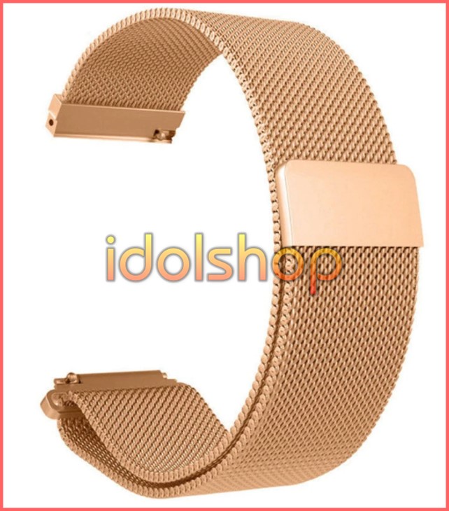 Dây Milanese loop nam châm thép không gỉ 18mm