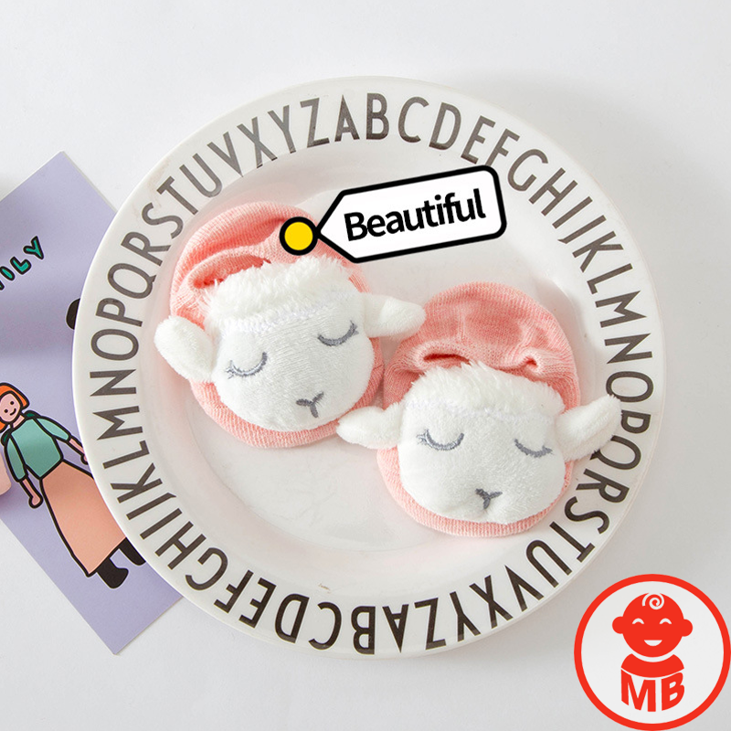 Tất sơ sinh HÌNH THÚ 3D cho bé