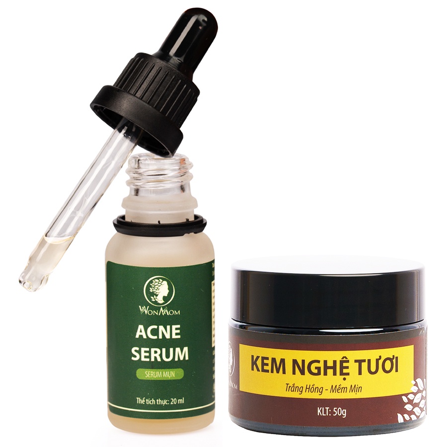 Bộ trắng da, sạch mụn và nám cơ bản Wonmom