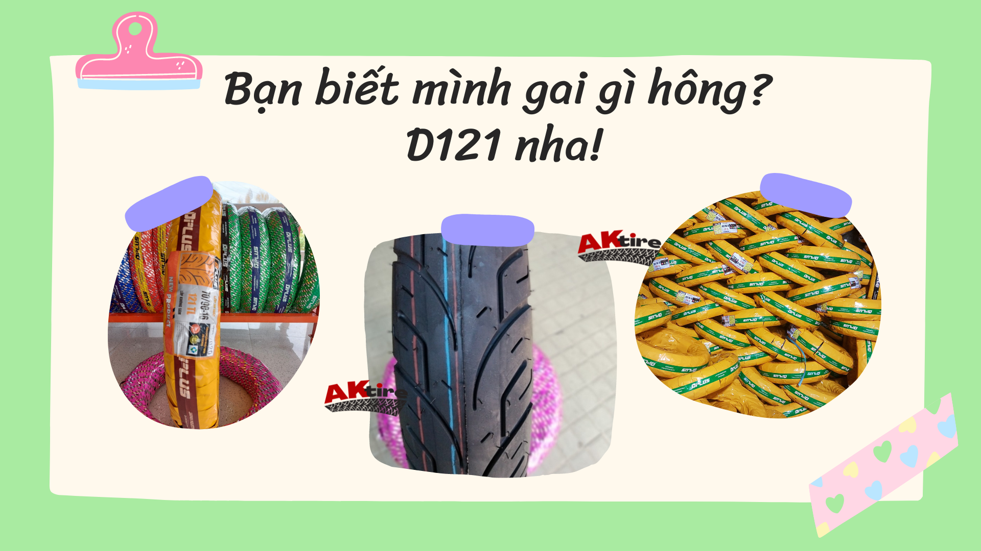Lốp(vỏ) DPLUS 70/90-16 KHÔNG SĂM(RUỘT) dành cho Trước Nouvo, Sirius