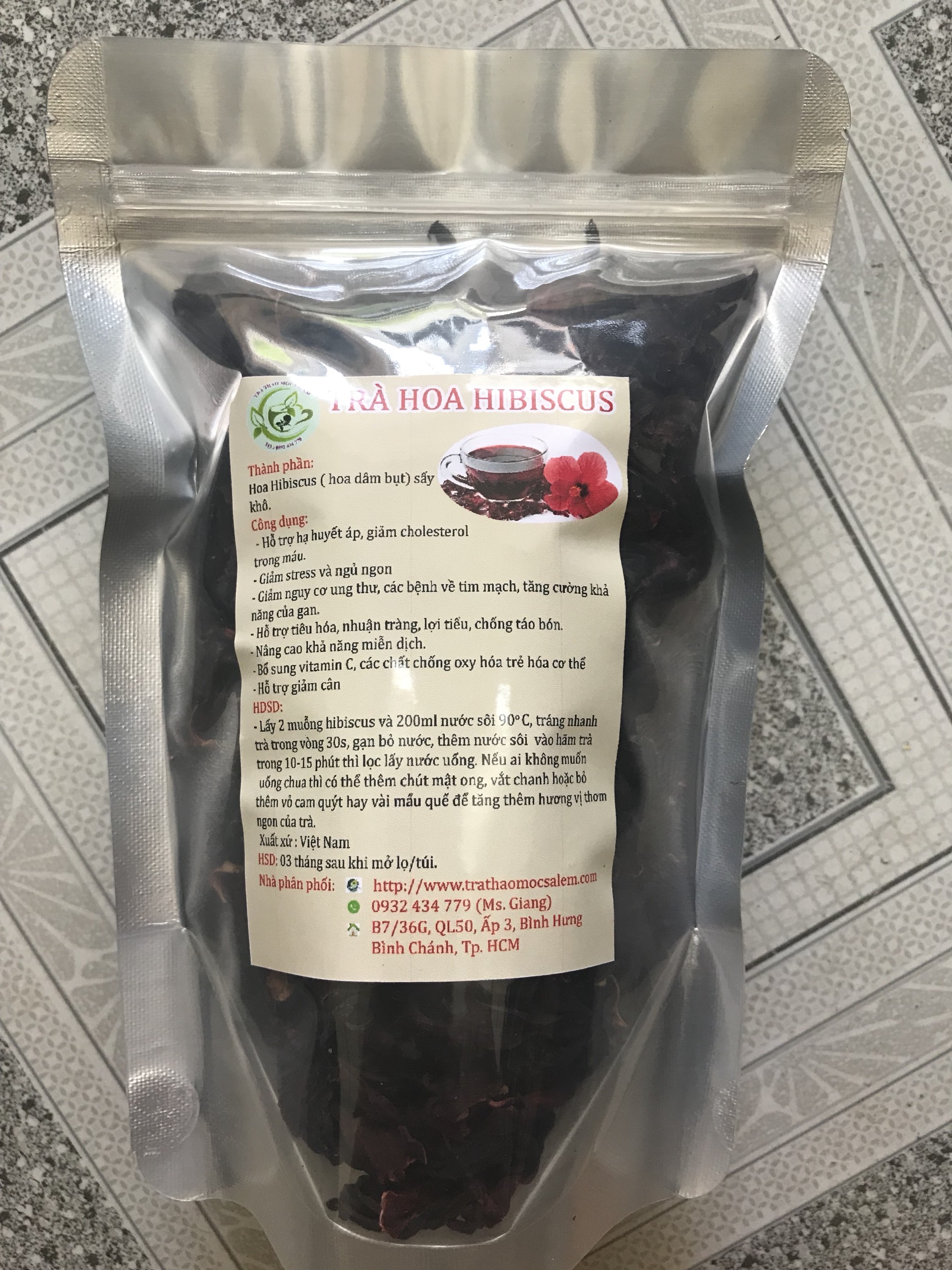 [HCM]Trà Hoa Hibiscus 50G