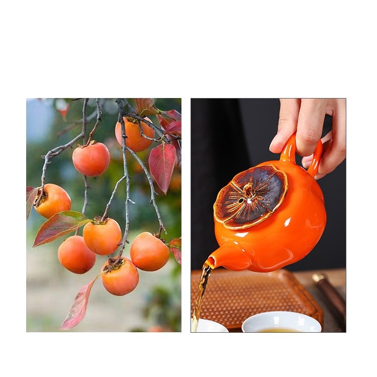 Bộ ấm chén sứ Quả Hồng