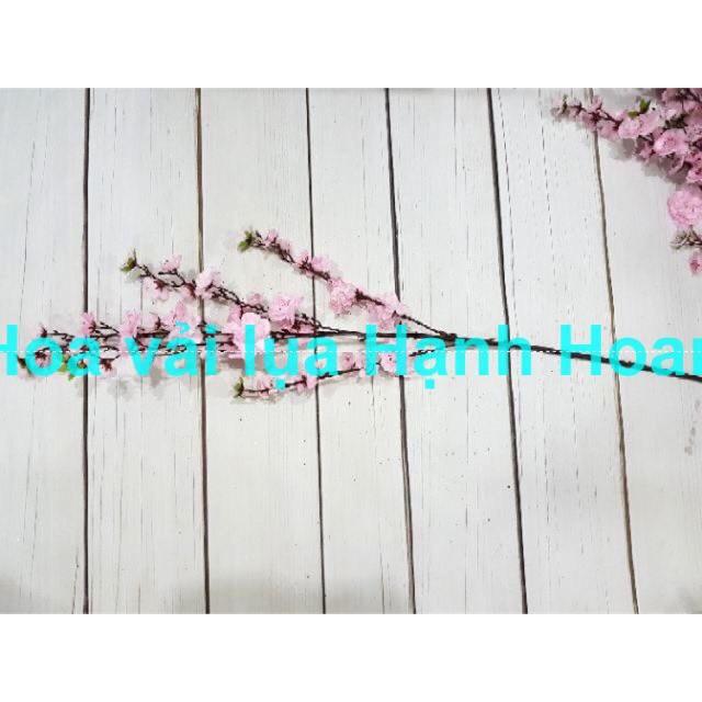 Combo sỉ 10 cành hoa anh đào- hoa vải lụa