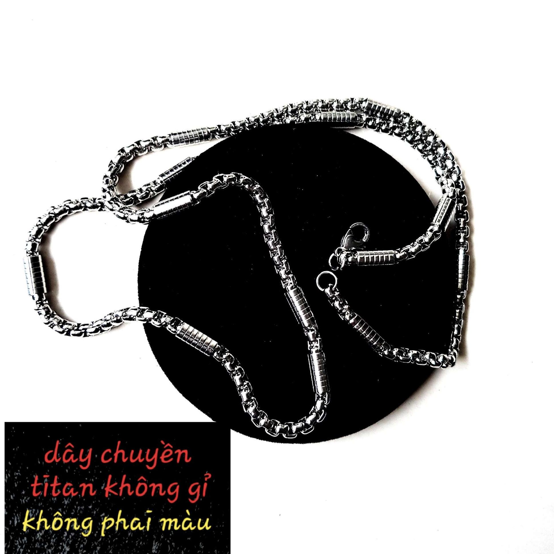 Dây chuyền Nam TiTan không gỉ không phai màu titan02