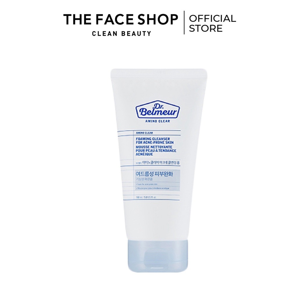 Sữa rửa mặt dành cho da mụn the face shop dr.belmeur amino clear150ml
