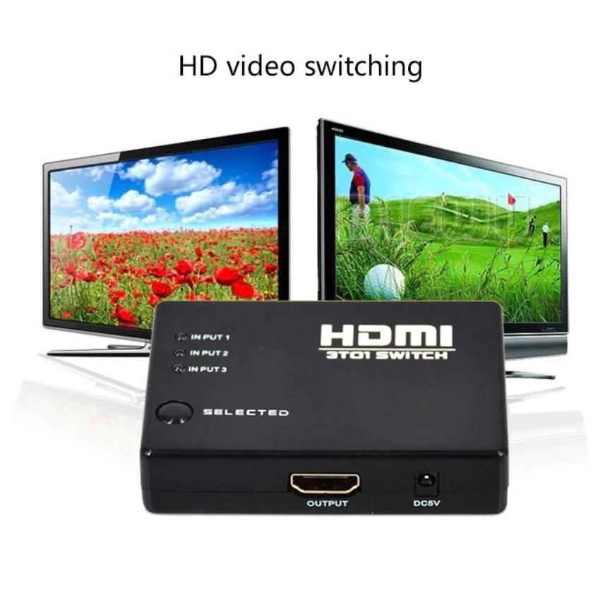 Bộ gộp HDMI 3 cổng vào 1 cổng ra độ phân giải lên đến 4K
