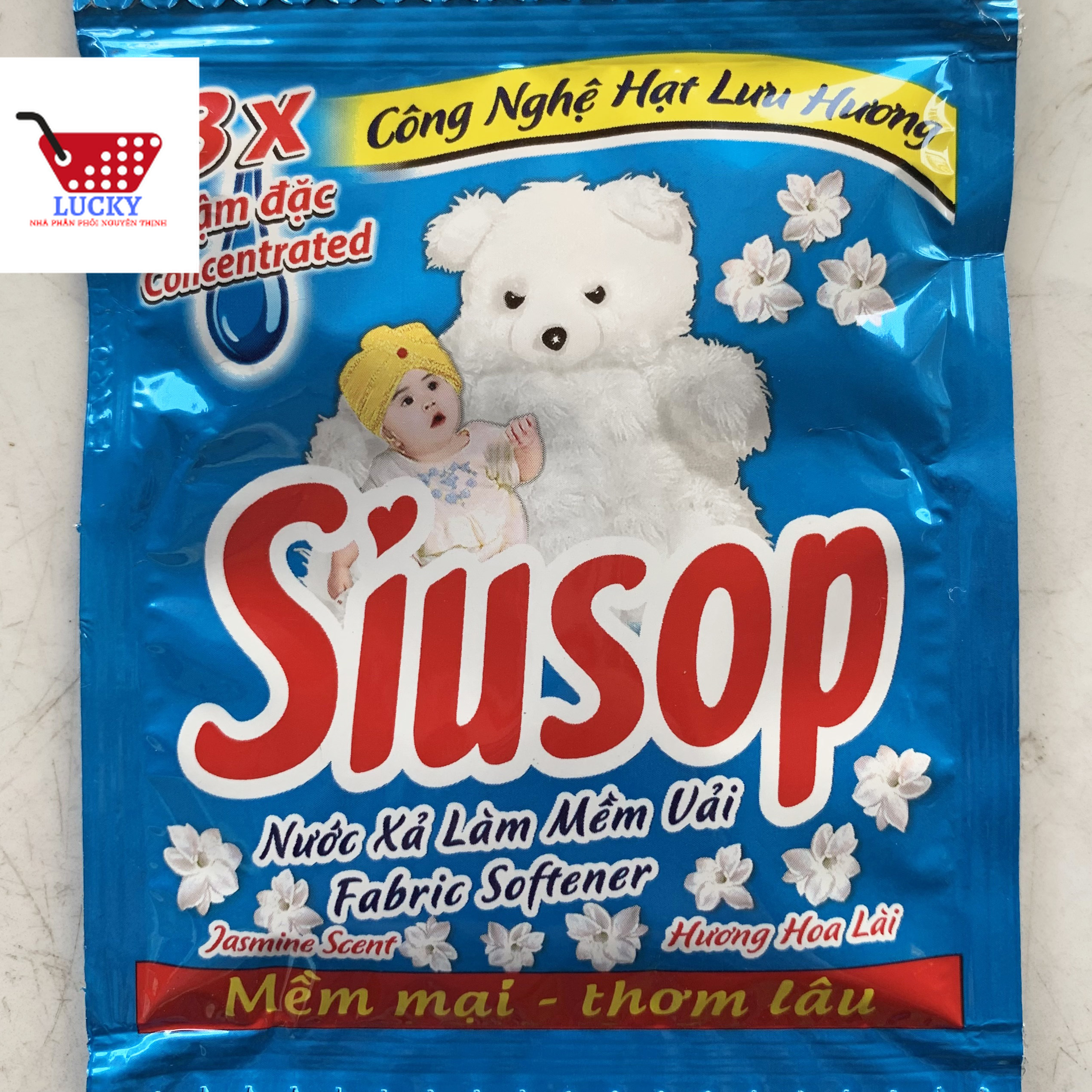 Combo 10 Gói Nước Xả vải Làm Mềm Vải SiuSop (20ml/gói)