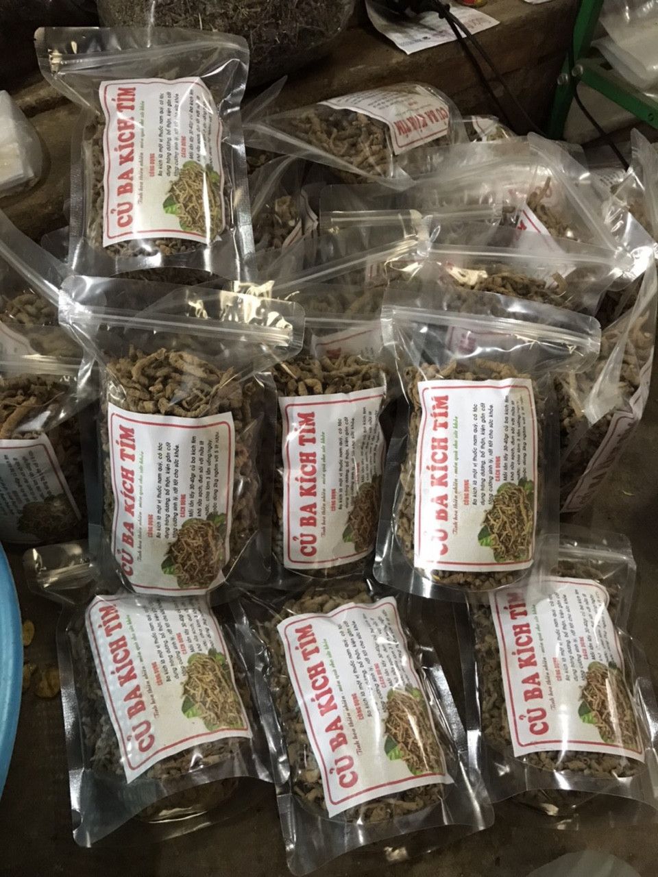 Ba Kích Tím Khô 500gr (Đã Rút Lõi)