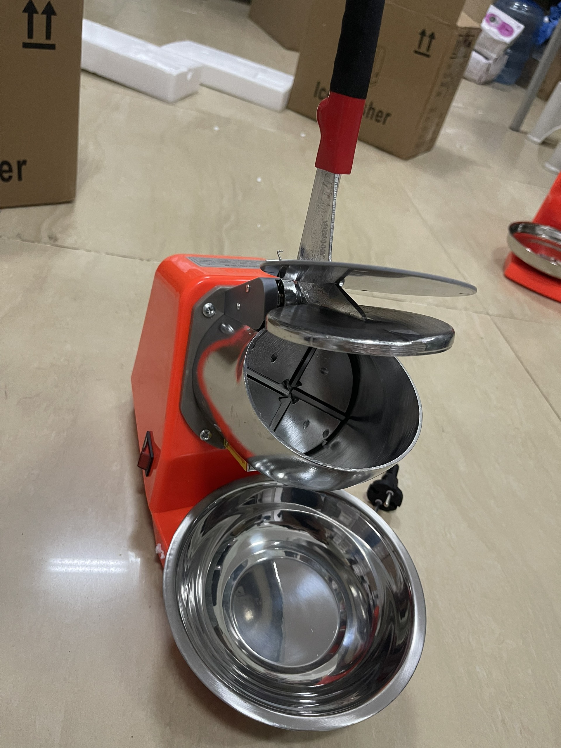 máy bào đá tuyết 4 lưỡi dao