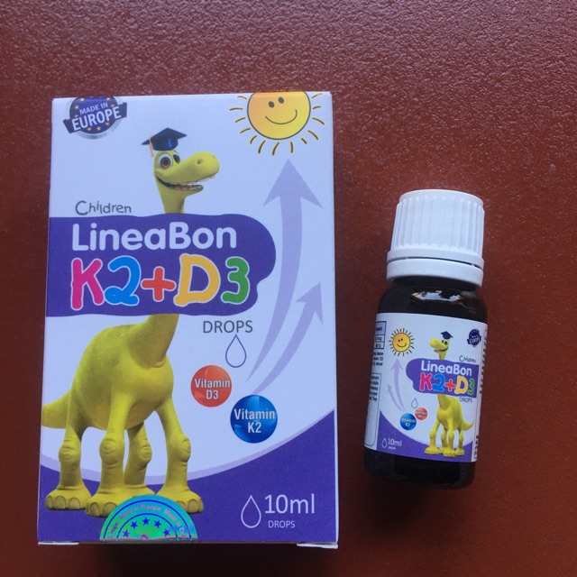 [FREESHIP - MẪU MỚI] LineaBon K2+D3 drops Vitamin K2 D3 tăng chiều cao date mới nhất