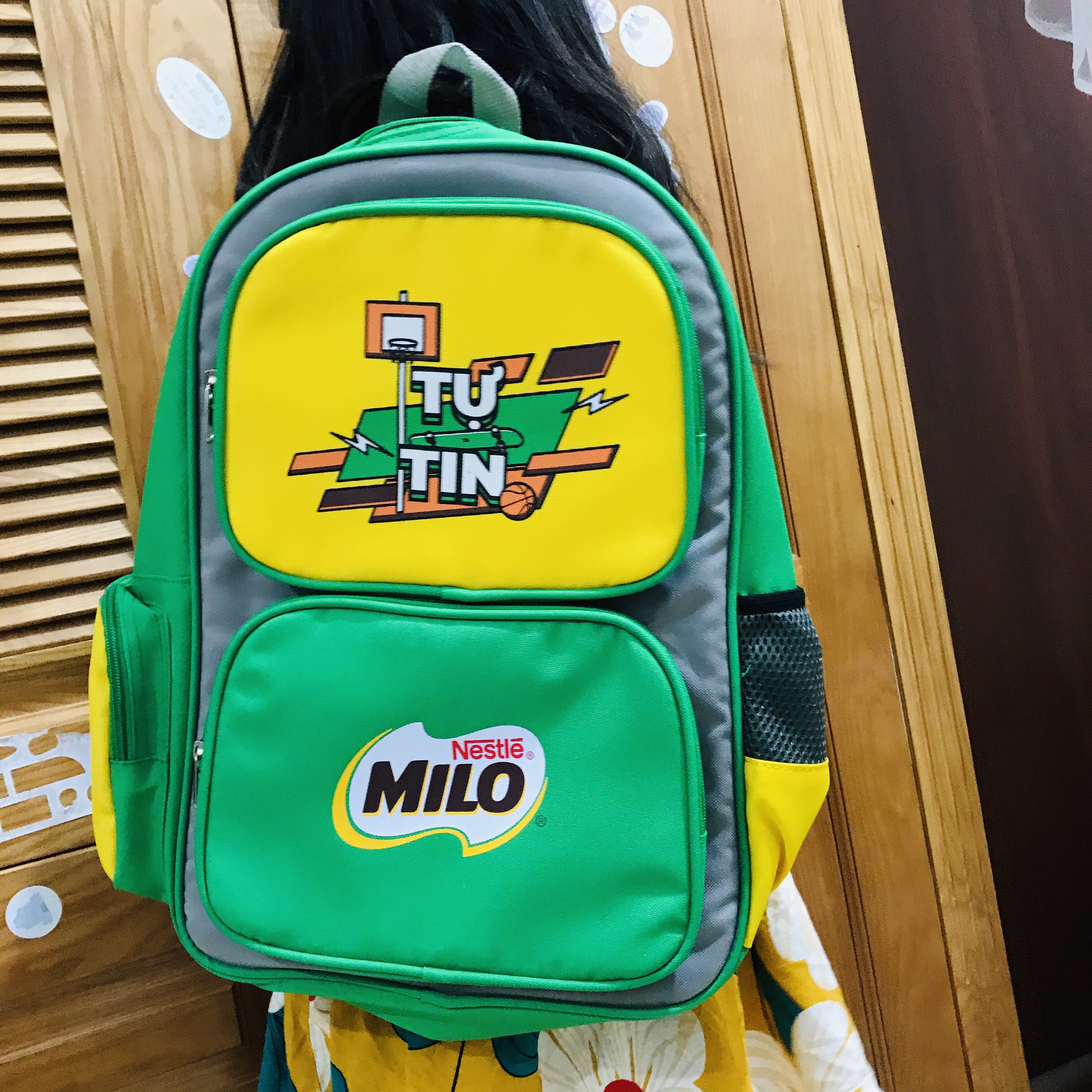 Balo milo nhiều ngăn cho bé