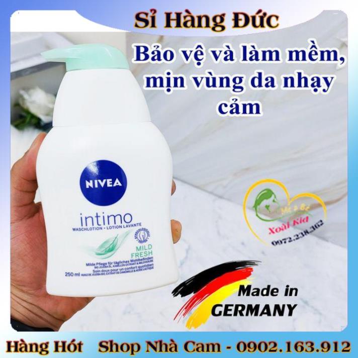 [Chính Hãng ĐỦ BILL] DUNG DỊCH VỆ SINH PHỤ NỮ NIVEA ĐỨC 250ML