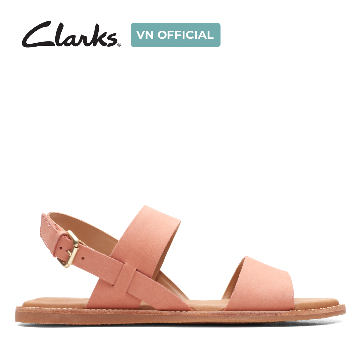 Giày Sandal Da Nữ Clarks - Karsea Strap