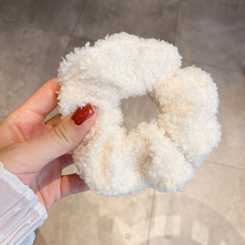 Scrunchies Cột tóc nữ vải lông xù xinh xắn