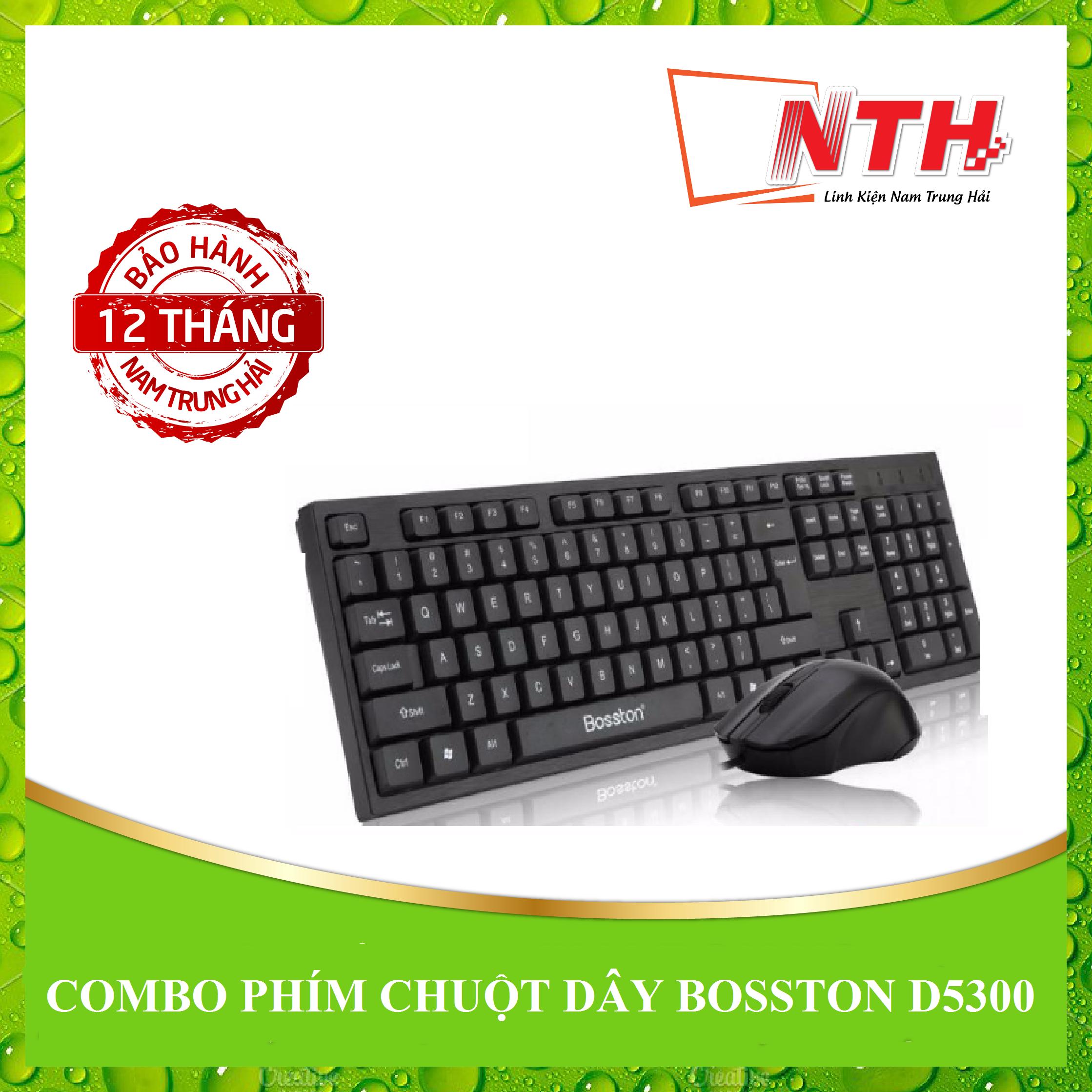 [HCM]Combo Phím Chuột Bosston D5300