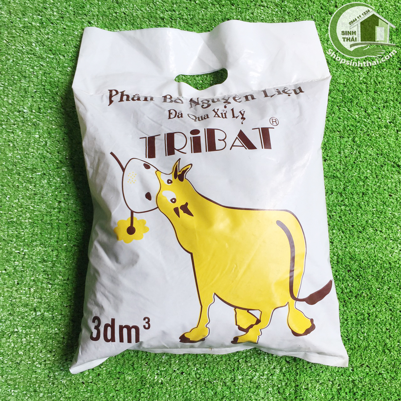 [HCM]Phân Bò Đã Qua Xử Lý Không Có Mùi Hôi Phân Trồng Rau Trồng Cây Phân Sạch Hữu Cơ Tribat 3Dm3