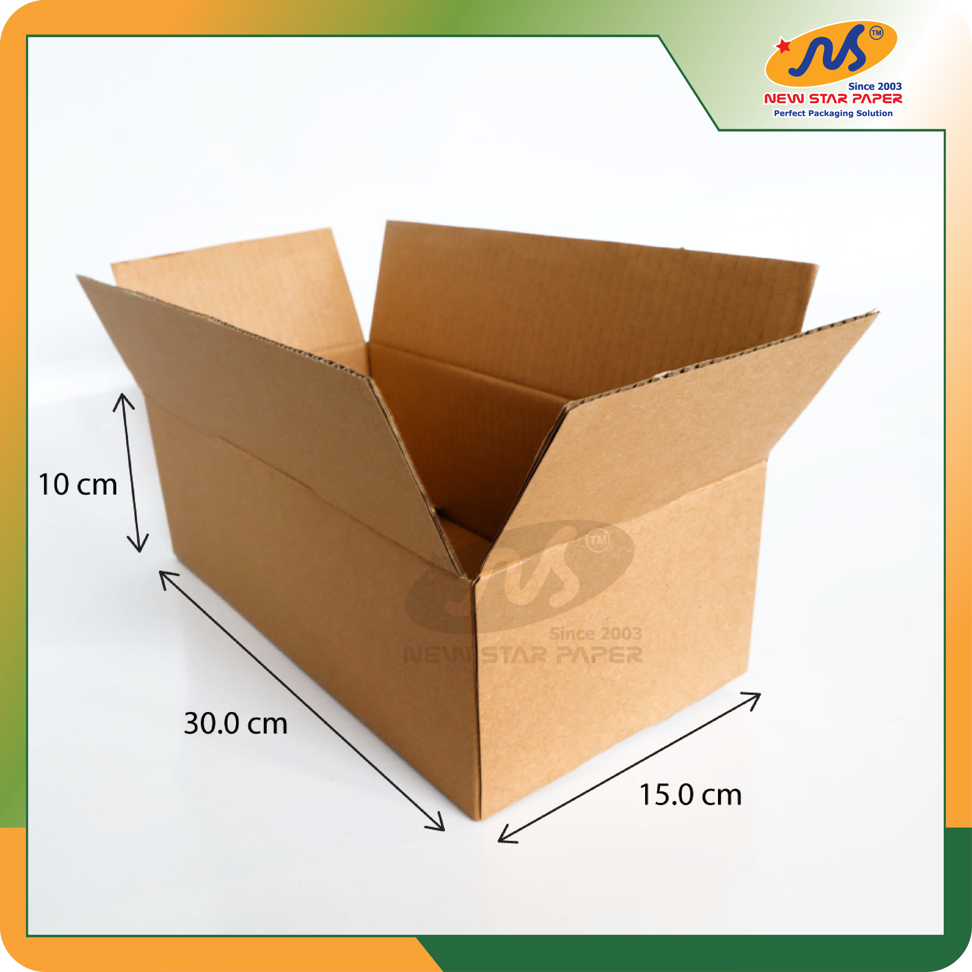 30x15x10cm - Combo 10 thùng giấy carton