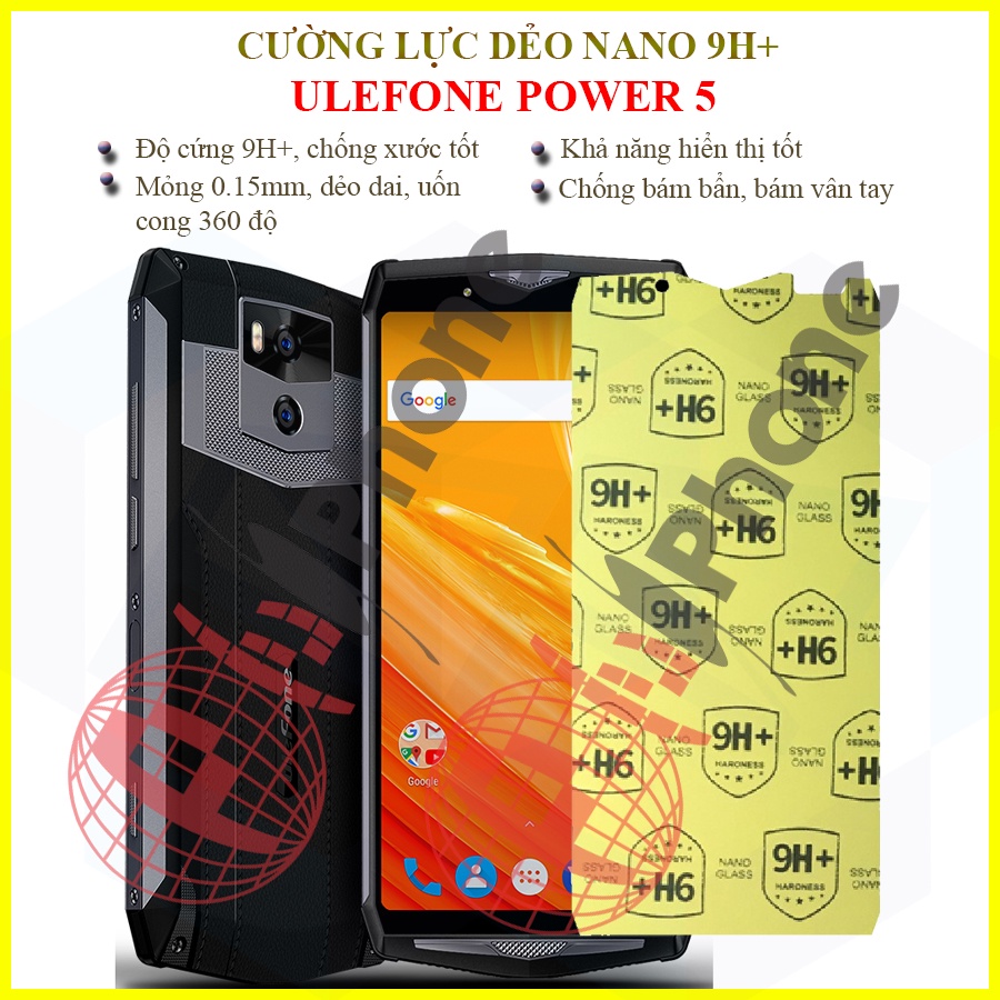 Dán cường lực dẻo nano Ulefone Power 5