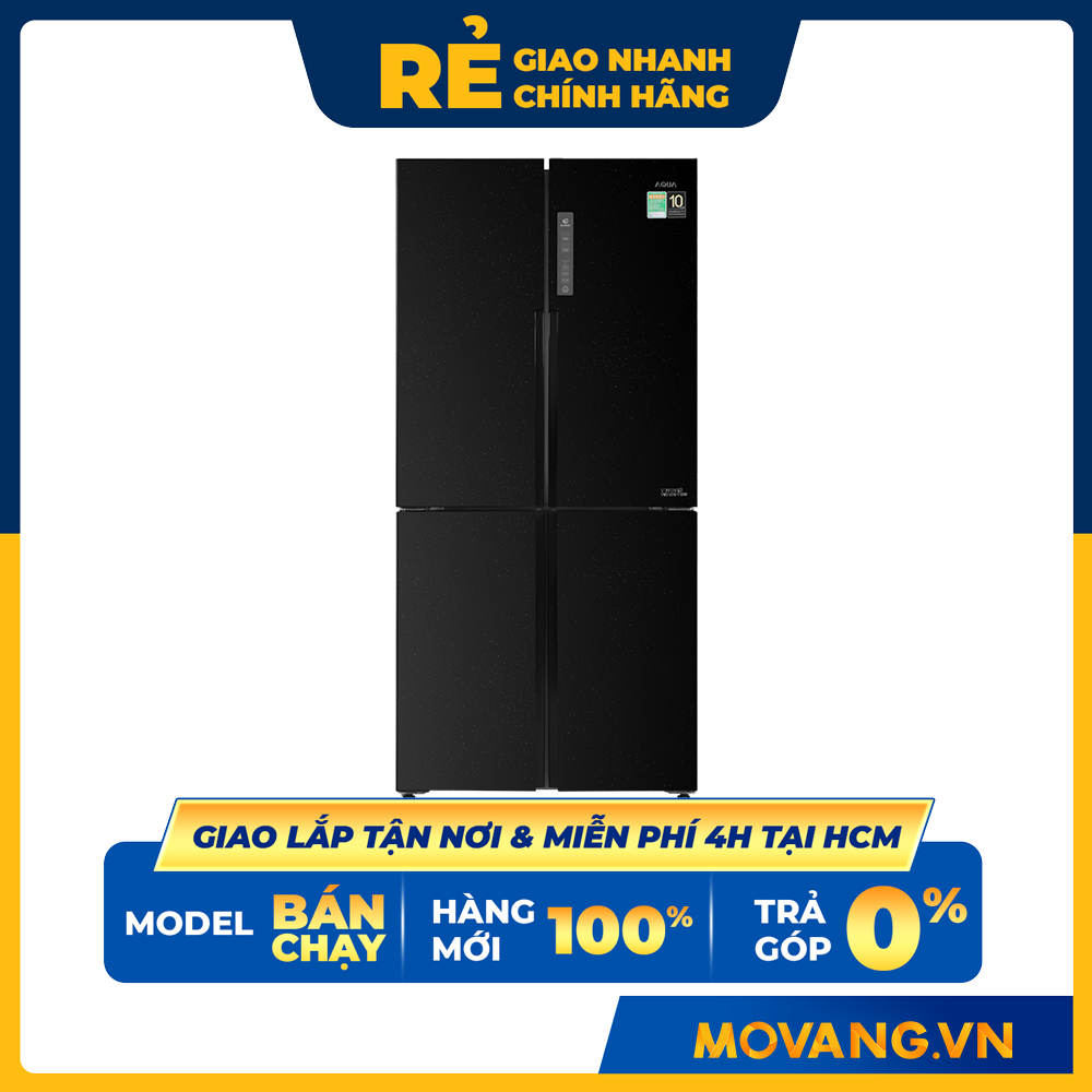 Tủ lạnh Aqua Inverter 456 lít AQR-M525XABảng điều khiển ngoài cảm ứng
