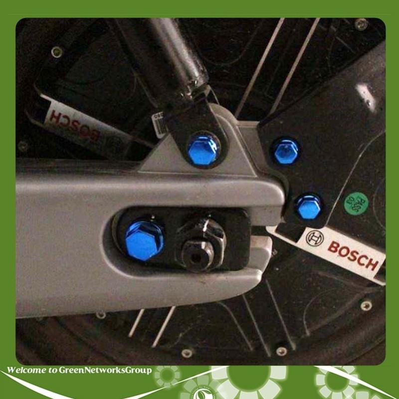 Chụp Ốc Kiểu Lục Giác Trang Trí Xe Máy Green Networks (màu Xanh Dương)
