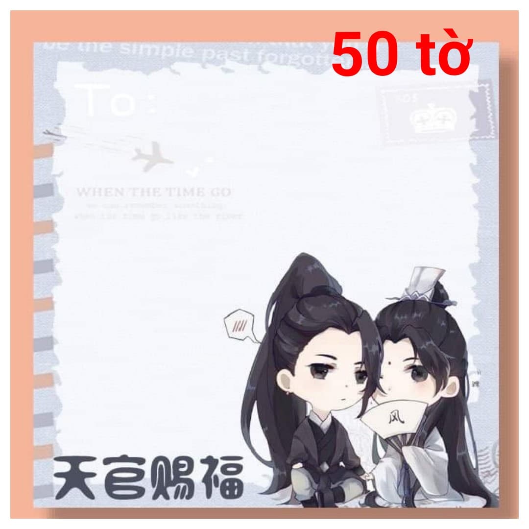 [ Giấy Ghi Chú ] Ảnh Nhân Vật Thiên Quan Tứ Phúc.
