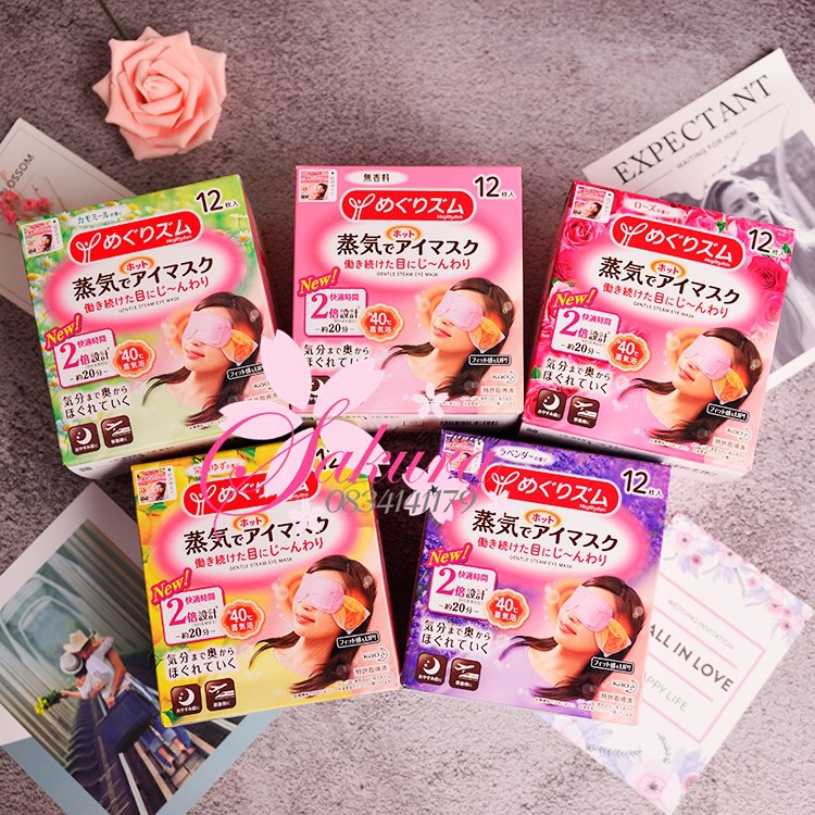 [HCM]Mặt Nạ Thư Giãn Mắt Kao Nhật Bản (Hot Eye Mask )