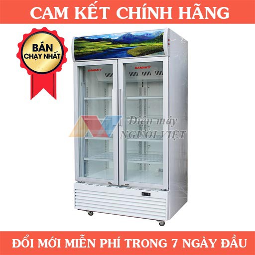 Tủ mát sanaky inverter vh-1209hp3 2 cánh mở 1000 lít