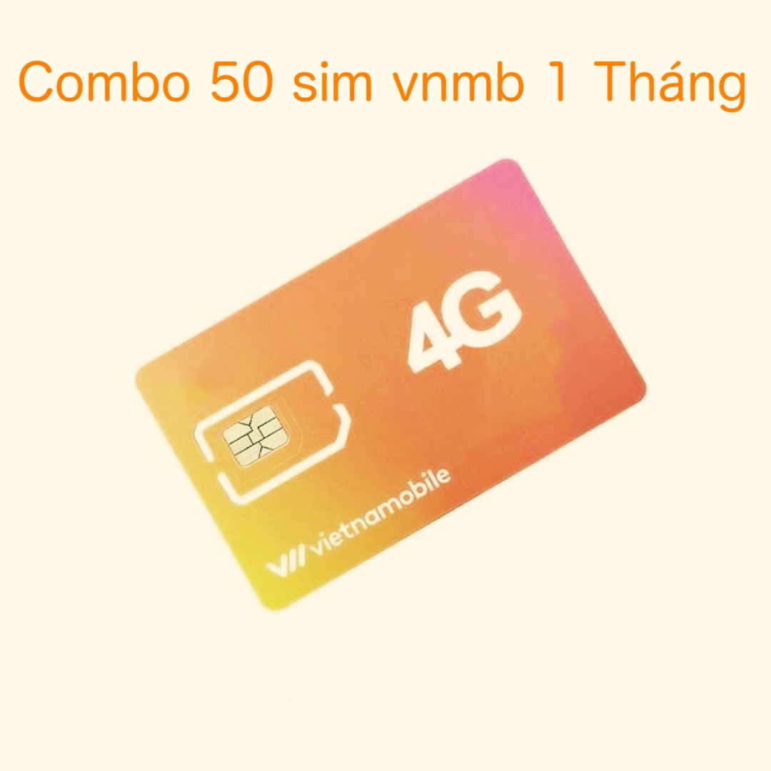 Combo 50 sim Vietnamobile Hạn 1 Tháng