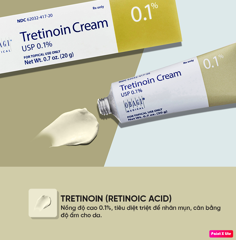 Kem trẻ hóa - hỗ trợ mụn Retinol OBG