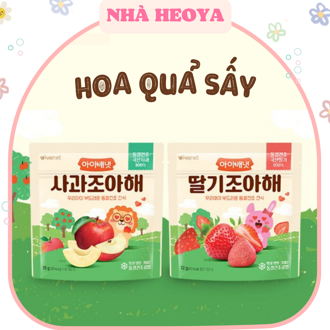HOA QUẢ SẤY KHÔ IVENET GÓI 15G