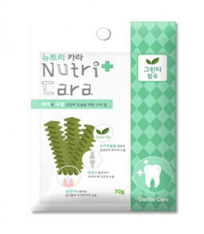 Snack Thơm Miệng Cho Chó Nutricara Hàn Quốc Dưỡng Chất Trà Xanh - Green Tea 70gr