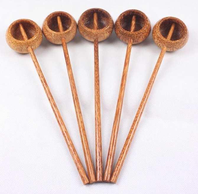 Bộ 5 Gáo Dừa Tròn Múc Dượu Mỹ Nghệ - Giá Siêu Rẻ