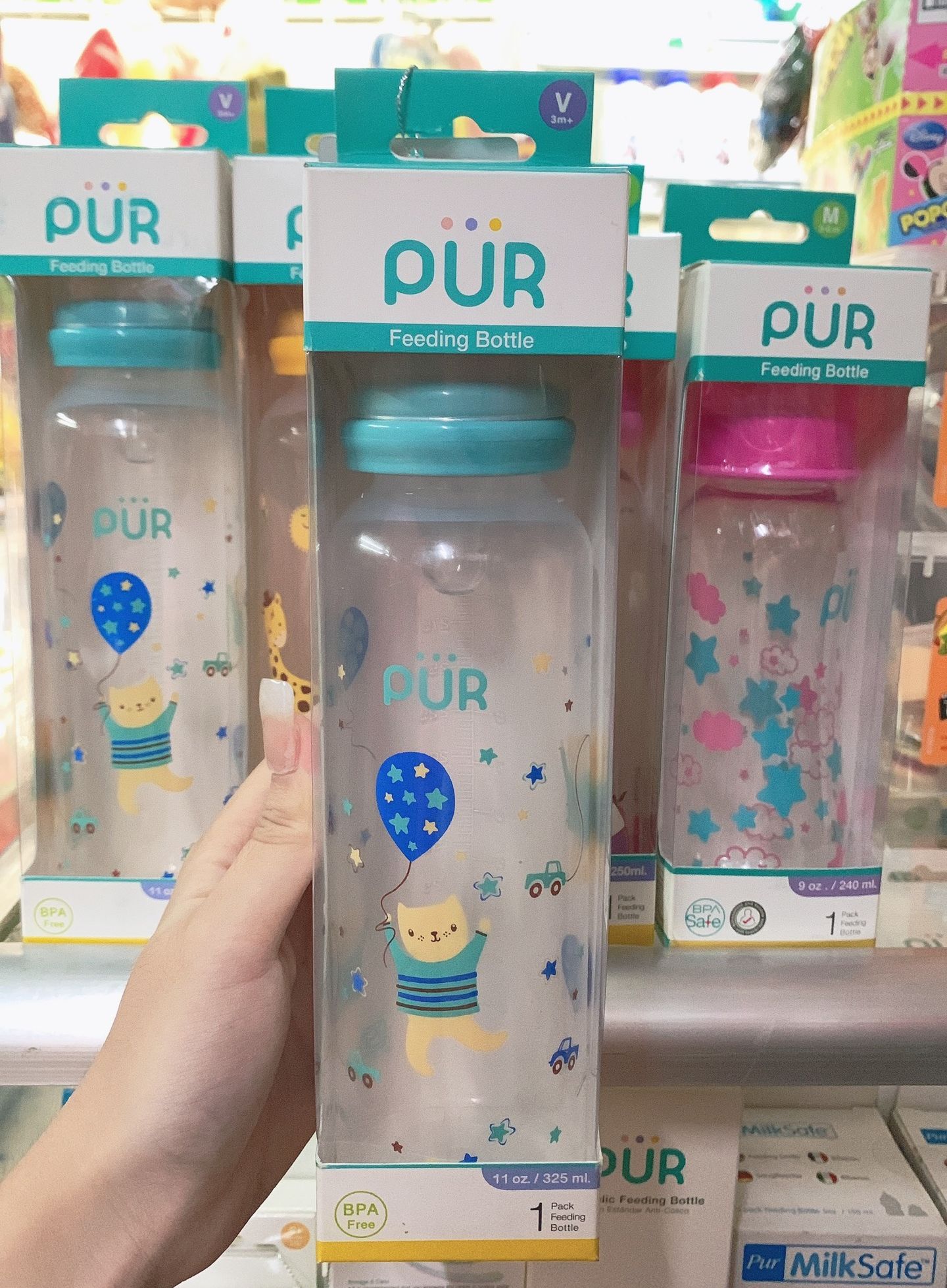 Bình Sữa Pur Thái Cổ Thường Thân Thon