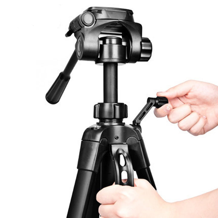 Chân đế tripod chuyên nghiệp cho điện thoại và máy ảnh Weifeng WT3520