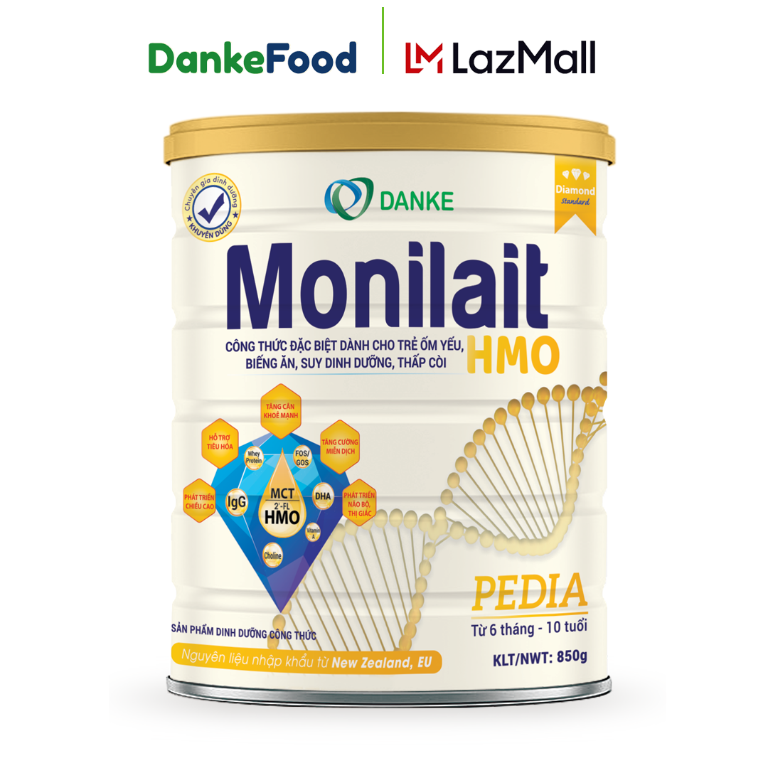 Sữa Monilait Pedia 850g - Giúp trẻ ăn ngon, tăng cân