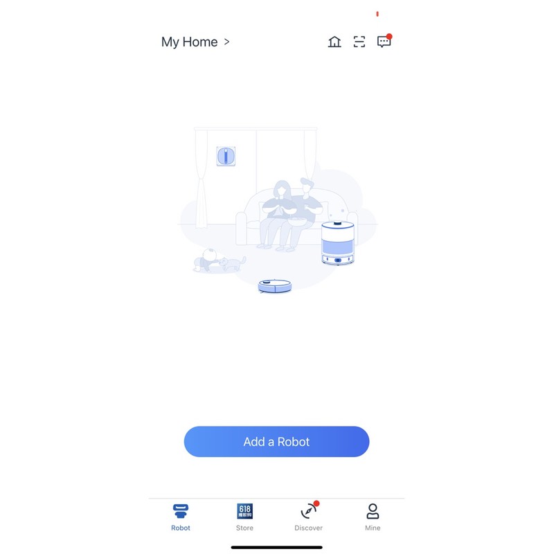 Tài khoản ECV Home cho Robot hút bụi ECV