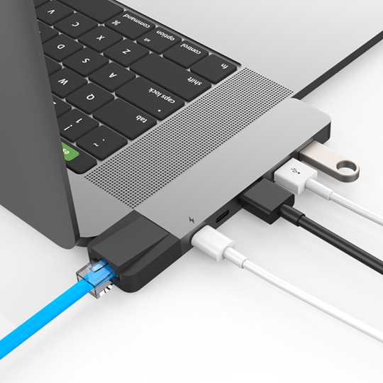 HyperDrive NET 6-in-2 Hub for USB-C MacBook Pro 2016/2017/2018 ( tặng kèm bút cảm ứng )