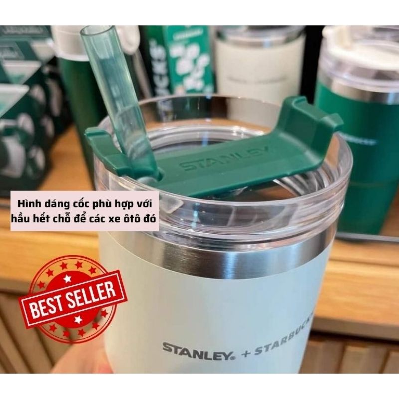Ly S.tar.bucks inox cao cấp giữ nhiệt  600ml pha coffe SWEETHOME