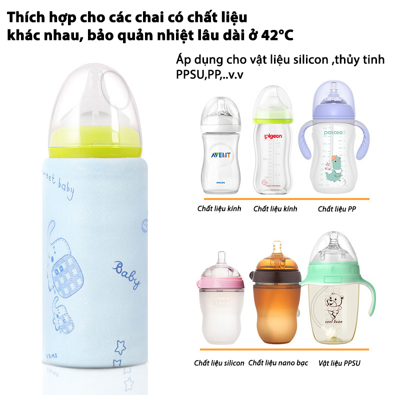 Túi ủ bình sữa thông minh