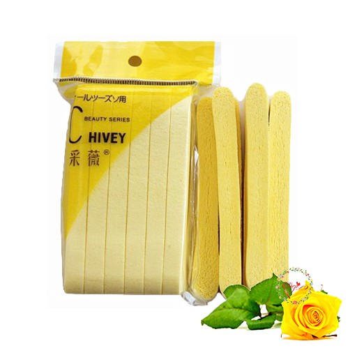 Bọt biển - bông nở rửa mặt Chivey 12 miếng Bb18