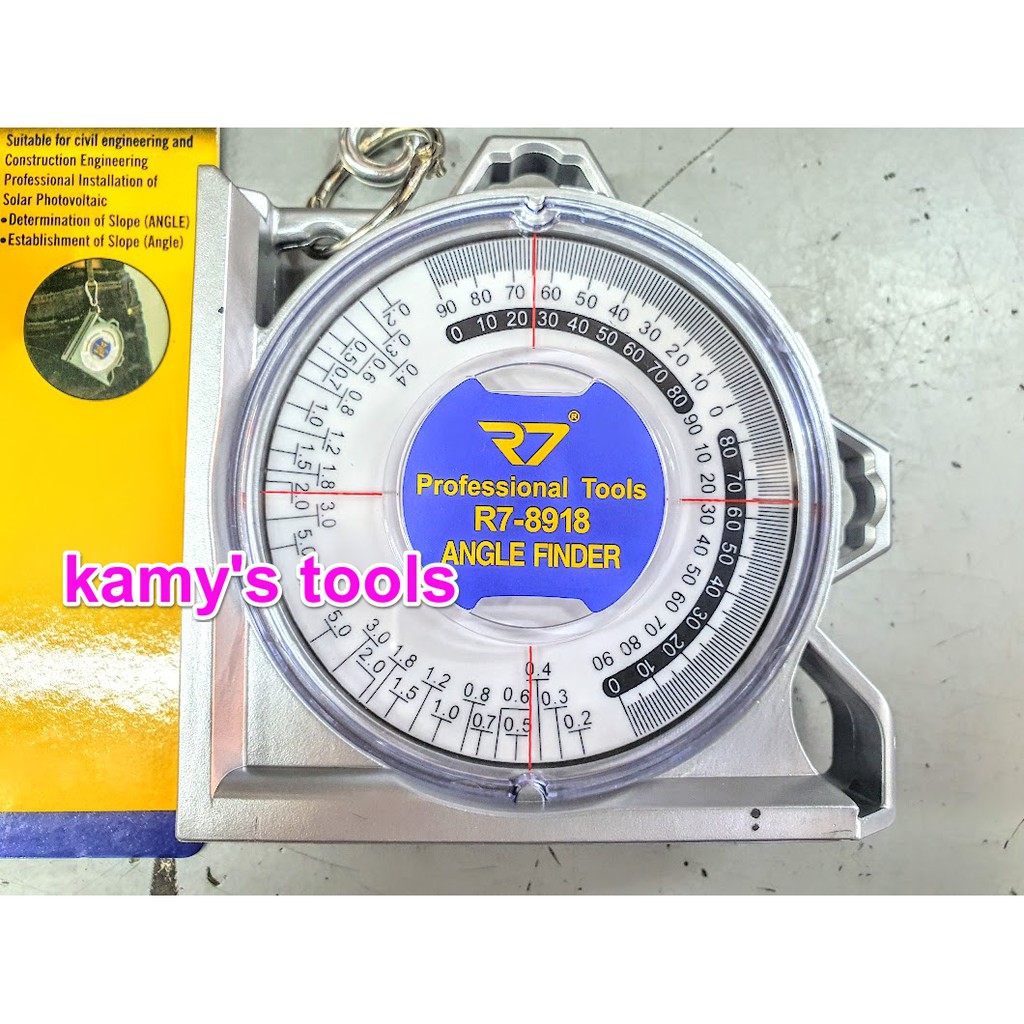 Thước đo góc nghiêng có nam châm r7-8918