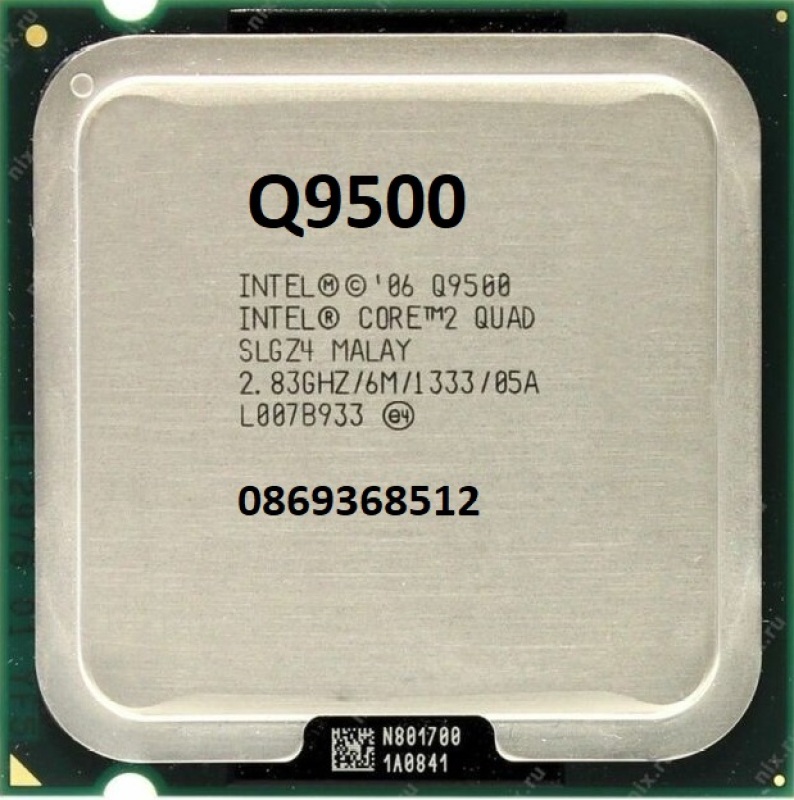 CPU Q9500 tặng kèm keo tản nhiệt